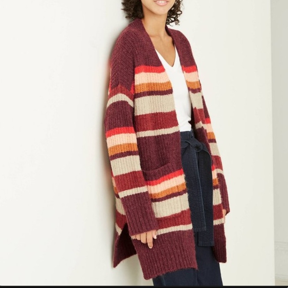 NWOT A New Day oversized stripe Sweater Sz XS(4-8)